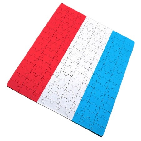 PUZZLE DE TAMAÑO Y PIEZAS A ELEGIR bandera luxemburgo pais gobierno luxemburgués rompecabezas educativo puzle