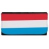 BILLETERA BILLETERO bandera luxemburgo pais gobierno luxemburgués mujer señora negro monedero