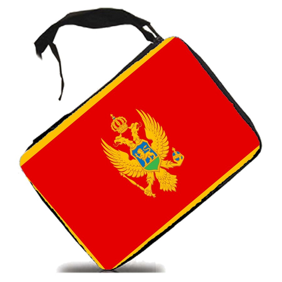 ESTUCHE bandera montenegro pais gobierno montenegrino escolar case