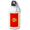 BIDON 400ML METALICO bandera montenegro pais gobierno montenegrino para viaje y deporte