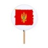 ABANICO ESTILO PAI PAI bandera montenegro pais gobierno montenegrino moda primavera verano elegante