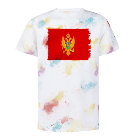 CAMISETA MARCAS COLORES bandera montenegro pais gobierno montenegrino personalizada