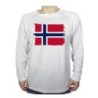 CAMISETA MANGA LARGA bandera noruega pais gobierno noruego personalizada