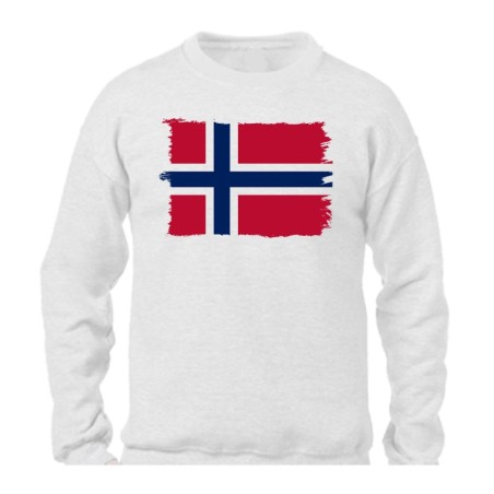 SUDADERA bandera noruega pais gobierno noruego personalizada