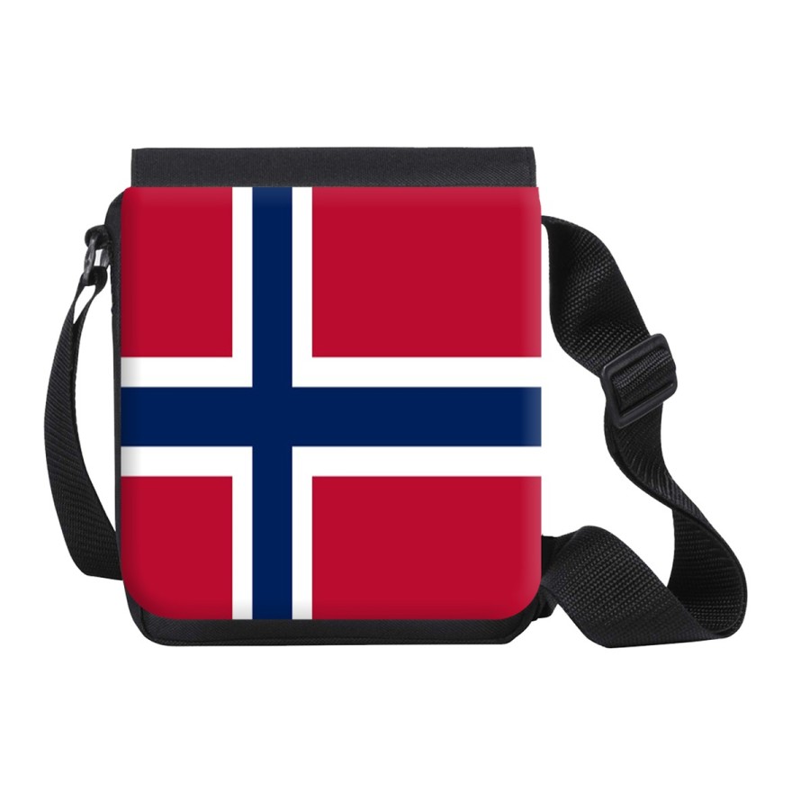 BANDOLERA PEQUEÑA bandera noruega pais gobierno noruego bolso personalizada