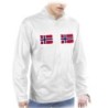 CHAQUETA TECNICA 2 IMPRESIONES bandera noruega pais gobierno noruego  personalizada