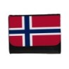 BILLETERA BILLETERO bandera noruega pais gobierno noruego unisex negro monedero
