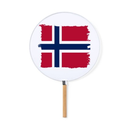 ABANICO ESTILO PAI PAI bandera noruega pais gobierno noruego moda primavera verano elegante