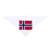 PAÑOLETA GRANDE TRIANGULAR SUAVE bandera noruega pais gobierno noruego moda cuello fiestas