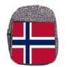 MOCHILA LUNARES ESTAMPADO bandera noruega pais gobierno noruego escolar personalizado picnic excursión deporte