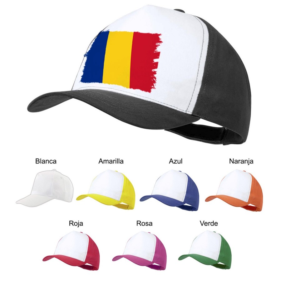 GORRA COLORES bandera rumanía pais gobierno rumano color personalizada