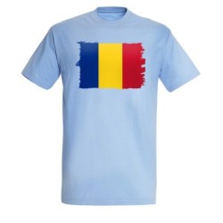 CAMISETA AZUL CIELO bandera...