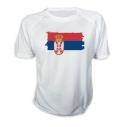 CAMISETA bandera serbia...