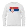 SUDADERA bandera serbia pais gobierno serbio personalizada