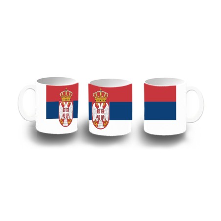 TAZA DE PLASTICO bandera serbia pais gobierno serbio niños personalizada