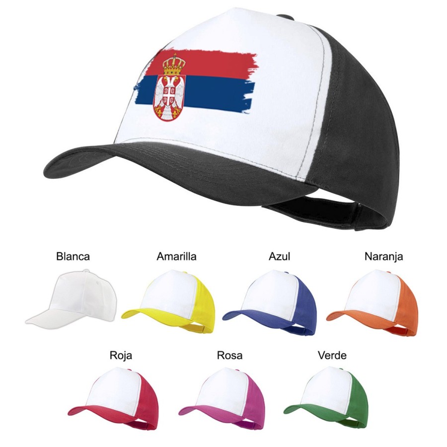 GORRA COLORES bandera serbia pais gobierno serbio color personalizada