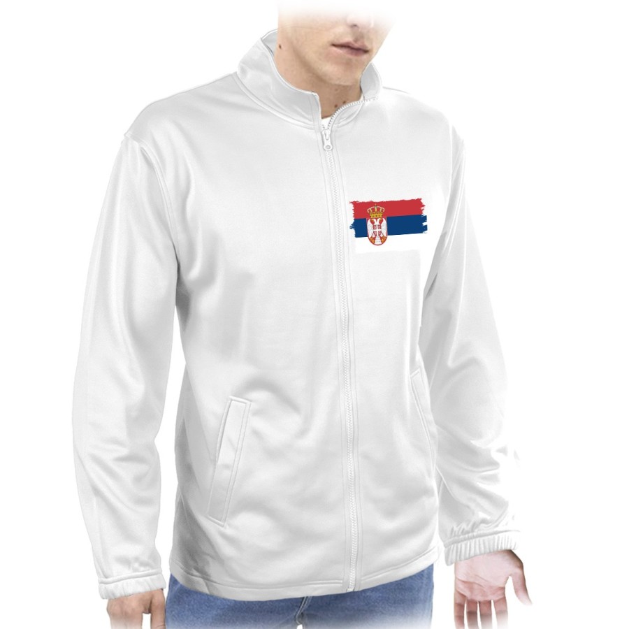 CHAQUETA TECNICA 1 IMPRESION bandera serbia pais gobierno serbio  personalizada