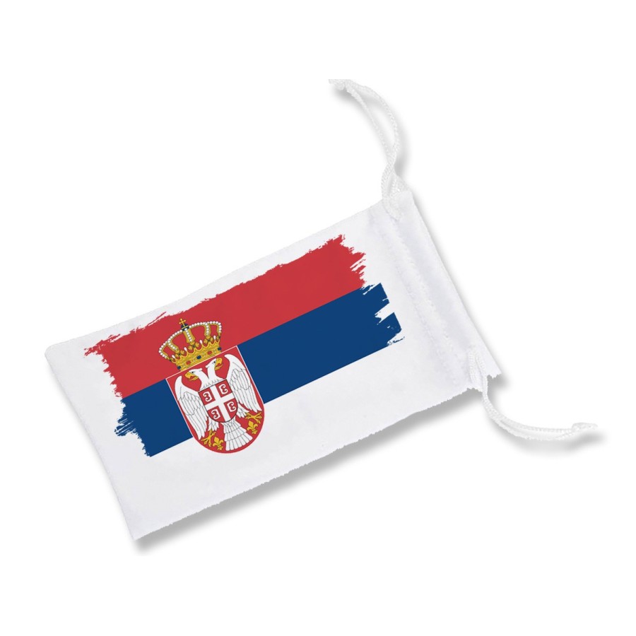 FUNDA BOLSA MULTIUSOS bandera serbia pais gobierno serbio gafas dados rol personalizada color