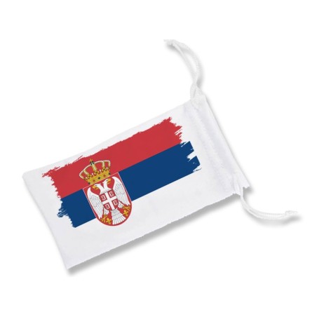 FUNDA BOLSA MULTIUSOS bandera serbia pais gobierno serbio gafas dados rol personalizada color