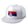 GORRA 5 PANELES REDECILLA TRASERA bandera serbia pais gobierno serbio estilo rapero