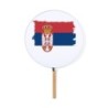 ABANICO ESTILO PAI PAI bandera serbia pais gobierno serbio moda primavera verano elegante