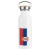 BIDON 750 ML ACERO INOXIDABLE ESTILO RETRO bandera serbia pais gobierno serbio deporte deportivo botella