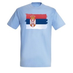 CAMISETA AZUL CIELO bandera...