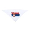 PAÑOLETA TRIANGULAR SUAVE bandera serbia pais gobierno serbio moda cuello fiestas