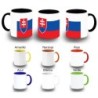 TAZA COLORES bandera eslovaquia pais gobierno eslavo color personalizada