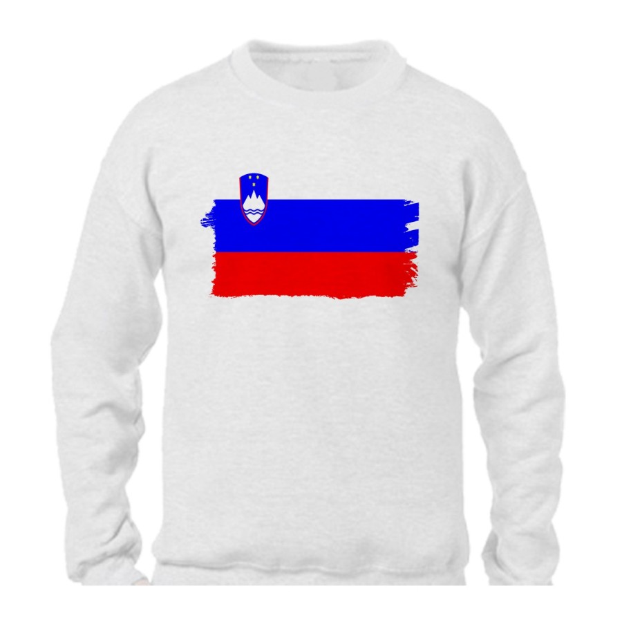 SUDADERA bandera eslovenia pais gobierno esloveno personalizada