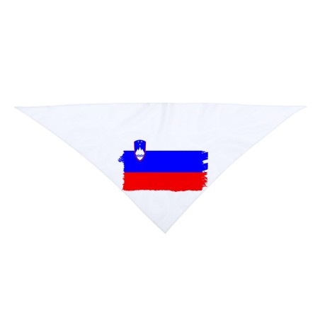 PAÑOLETA TRIANGULAR SUAVE bandera eslovenia pais gobierno esloveno moda cuello fiestas