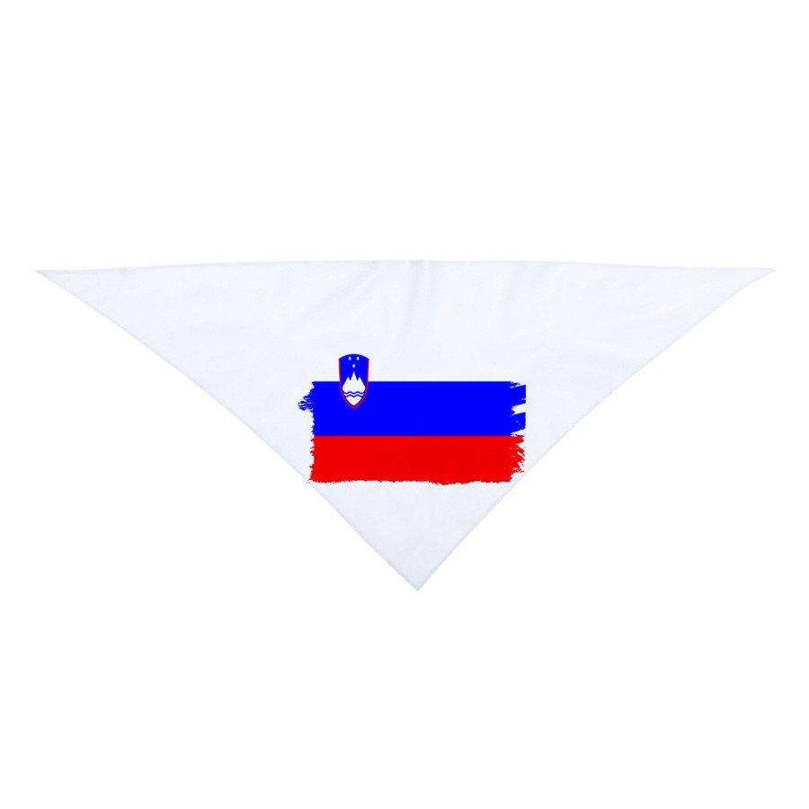 PAÑOLETA GRANDE TRIANGULAR SUAVE bandera eslovenia pais gobierno esloveno moda cuello fiestas