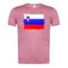 CAMISETA ROJA MEZCLA bandera eslovenia pais gobierno esloveno moda verano tshirt