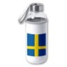 BIDON DE 420 ML CON FUNDA DE NEOPRENO bandera suecia pais gobierno sueco tapon seguridad
