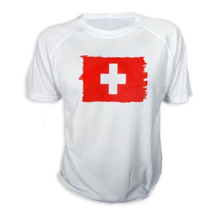 CAMISETA bandera suiza pais gobierno suizo suizos personalizada