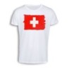 CAMISETA TACTO ALGODÓN bandera suiza pais gobierno suizo suizos cómoda personalizada