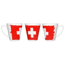 TAZA CÓNICA bandera suiza...