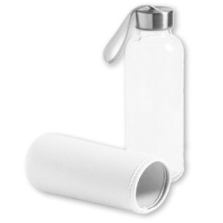 BIDON DE 420 ML CON FUNDA DE NEOPRENO bandera suiza pais gobierno suizo suizos tapon seguridad