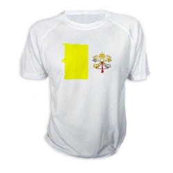 CAMISETA bandera vaticano...