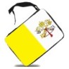 ESTUCHE bandera vaticano pais gobierno cristiano papa escolar case