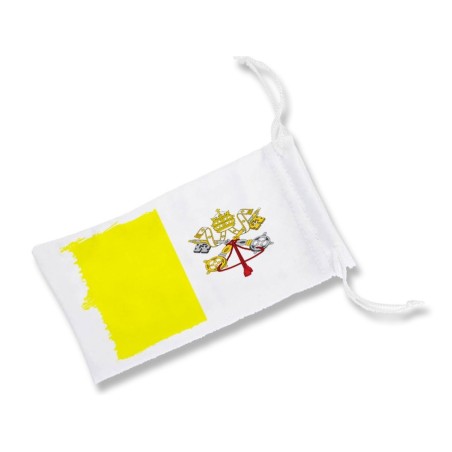 FUNDA BOLSA MULTIUSOS bandera vaticano pais gobierno cristiano papa gafas dados rol personalizada color