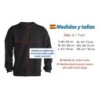 SUDADERA NEGRA bandera vaticano pais gobierno cristiano papa adulto poliester algodón personalizada