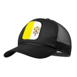 GORRA NEGRA CON REJILLA...