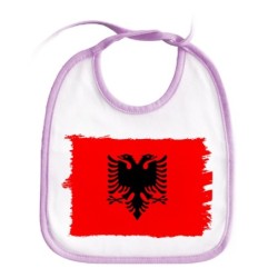 BABERO COLORES bandera albania pais gobierno albanés personalizado bebe