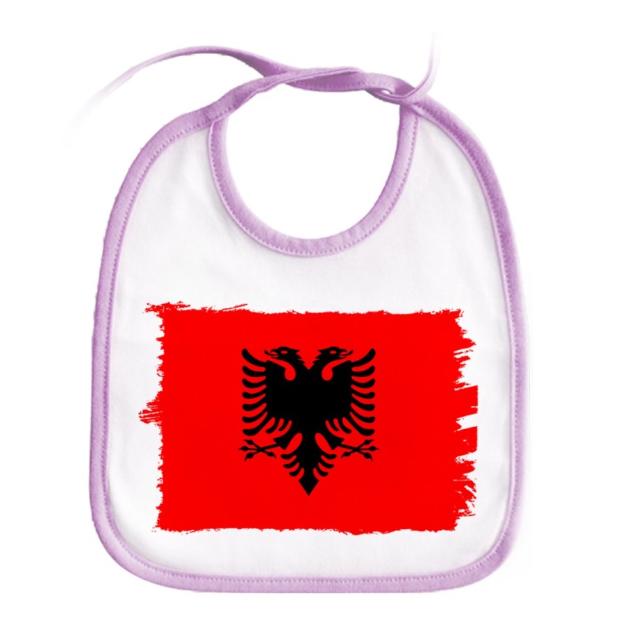 BABERO COLORES bandera albania pais gobierno albanés personalizado bebe