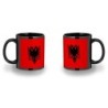 TAZA COLOR RECUADRO bandera albania pais gobierno albanés color mug jarra cerveza te infusión