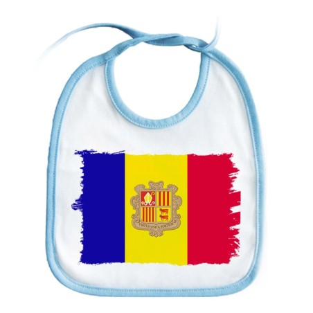 BABERO COLORES bandera andorra pais gobierno andorrano personalizado bebe