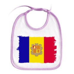 BABERO COLORES bandera andorra pais gobierno andorrano personalizado bebe