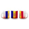 TAZA CON DEGRADADO bandera andorra pais gobierno andorrano color personalizada