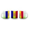 TAZA CON DEGRADADO bandera andorra pais gobierno andorrano color personalizada